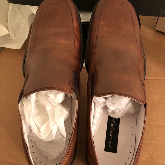 Kenneth Cole Slip on loafer Brown Sz:10 - Picture 5 of 7